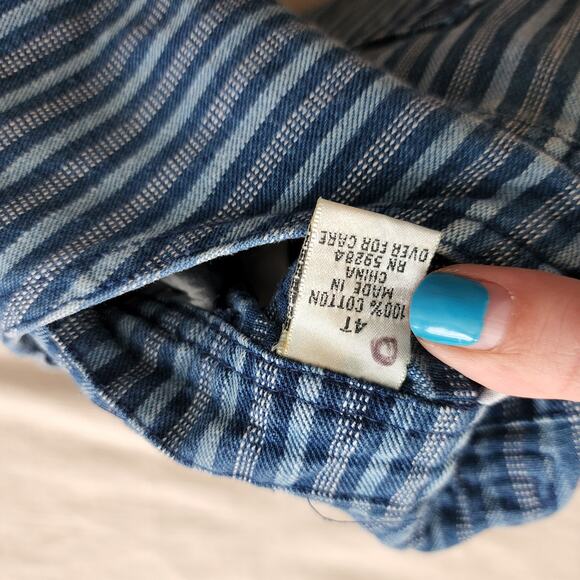 Vintage Striped Bubble Shortalls 3t - Picture 7 of 7